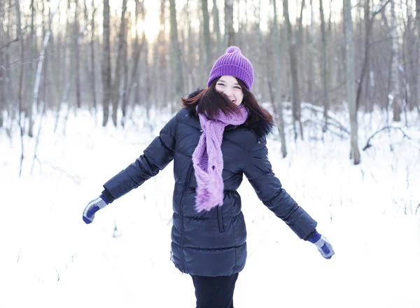 Mujer de invierno — Foto de Stock