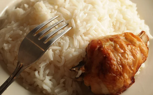 Chiken con riso — Foto Stock
