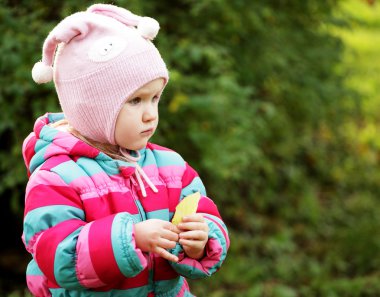 mutlu bir çocukluk sonbahar Park