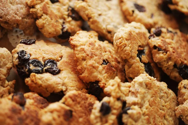 Galletas con chispas de chocolate, de cerca —  Fotos de Stock