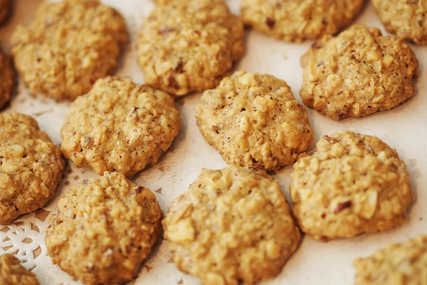 Hemlagad mandel cookies — Stockfoto