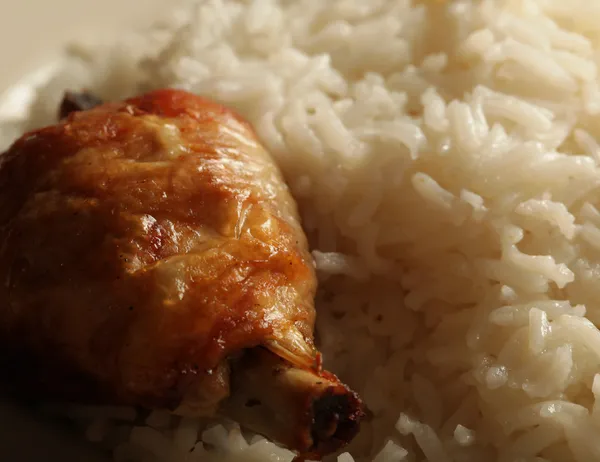 Riso con chiken — Foto Stock