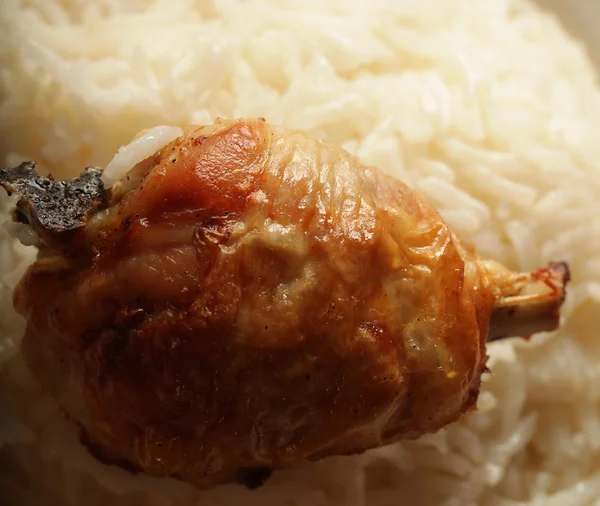 Arroz com chiken — Fotografia de Stock