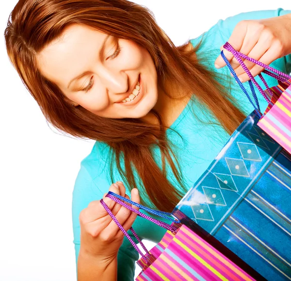 Shopping sexy woman — Stock Photo, Image