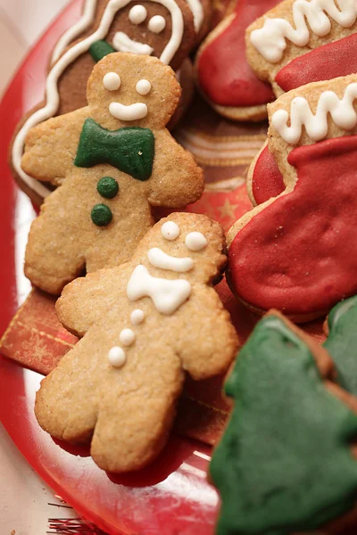 Gingerbread man and cookies. — Stock Photo, Image