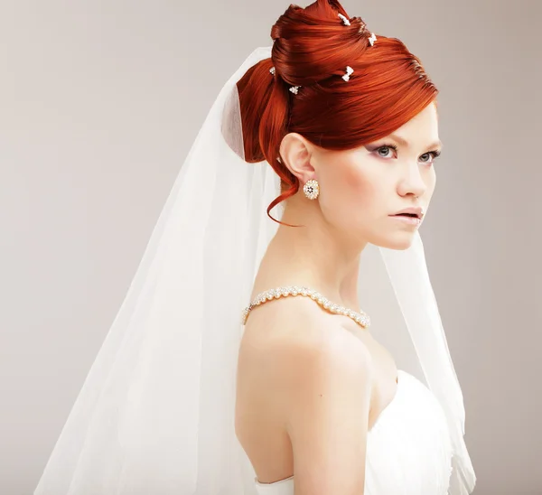 Bride portrait.Wedding dress — Stock Photo, Image