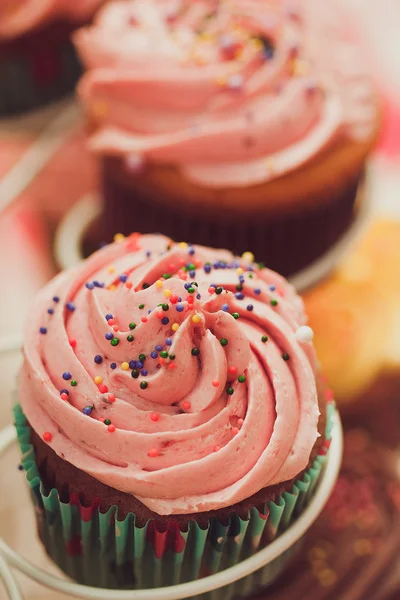 Cupcakes vintage — Fotografia de Stock