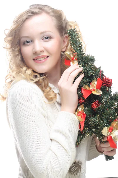 Christmas woman — Stock Photo, Image