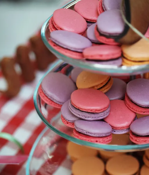 Macarons français traditionnels — Photo