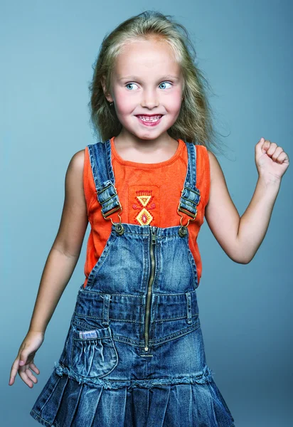 Happy little girl. — Stock Photo, Image