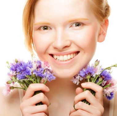 çiçekler güzel Bayan