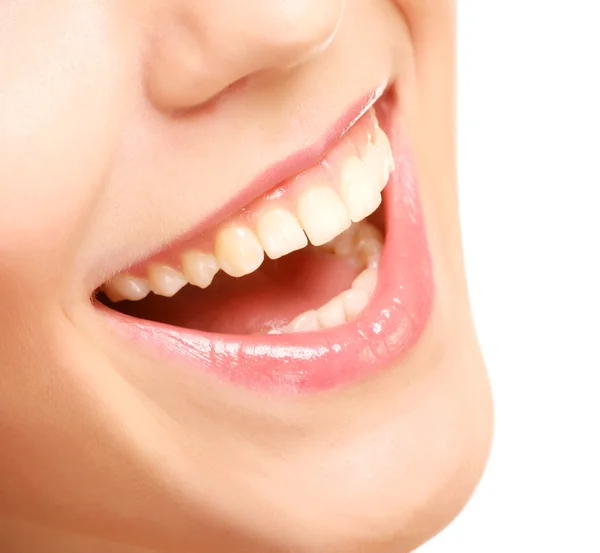 Smile with healthy teeth — Stock Photo, Image