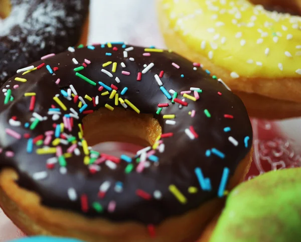 Rosquillas coloridas —  Fotos de Stock