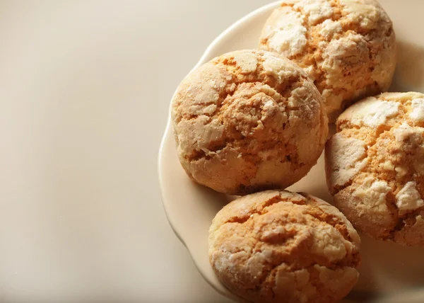 Pile of apple chip cookies — Stock Photo, Image