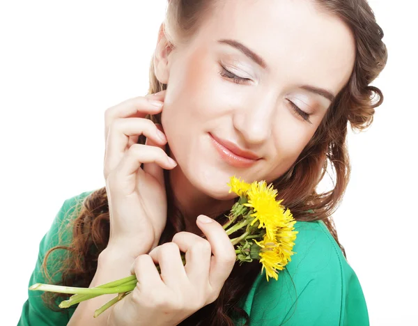 https://st.depositphotos.com/1004239/3966/i/450/depositphotos_39666601-stock-photo-woman-with-dandelion-bouquet.jpg