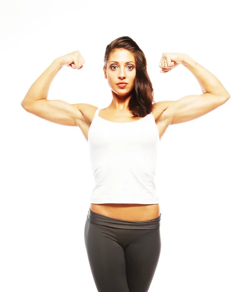 Young beautiful fitness woman — Stock Photo, Image