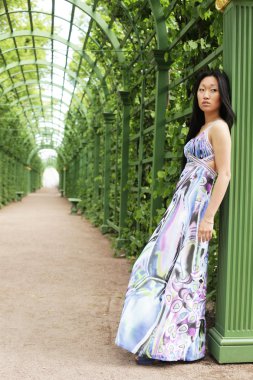 güzel Asyalı manken