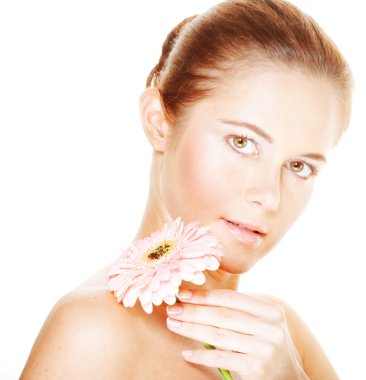 Genç güzel kadın.