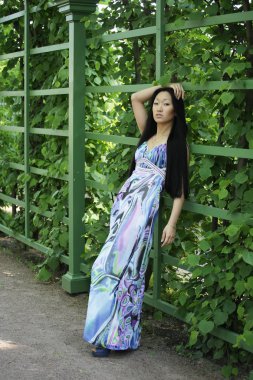 güzel Asyalı manken