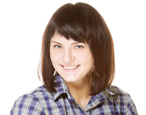 Beautiful happy portrait of an young adult woman — Stock Photo, Image