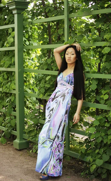 Krásná asijská modelka — Stock fotografie