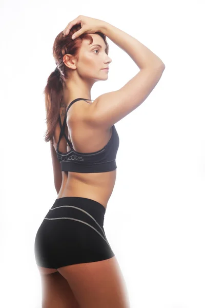 Fitness nő oktató — Stock Fotó