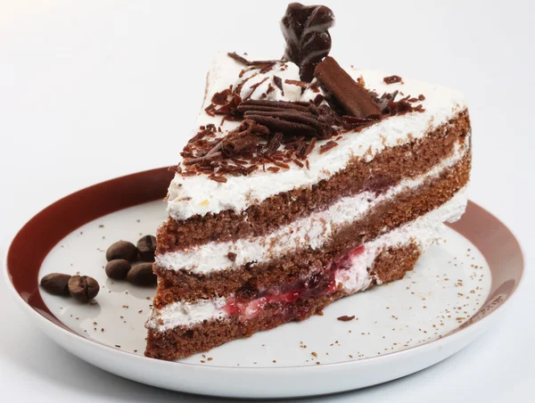 Chocolate cake close up shoot — Stock Photo, Image