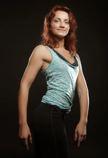 Genç fitness kadını — Stok fotoğraf