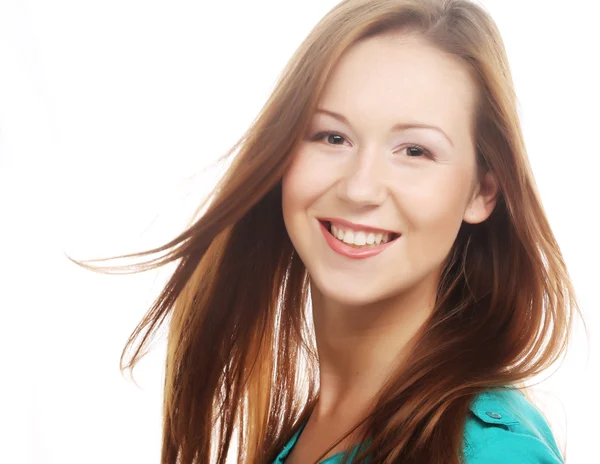 Caucásico sonriente mujer — Foto de Stock