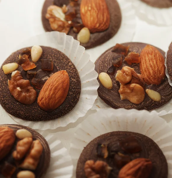 Variazioni di praline dolci al cioccolato — Foto Stock