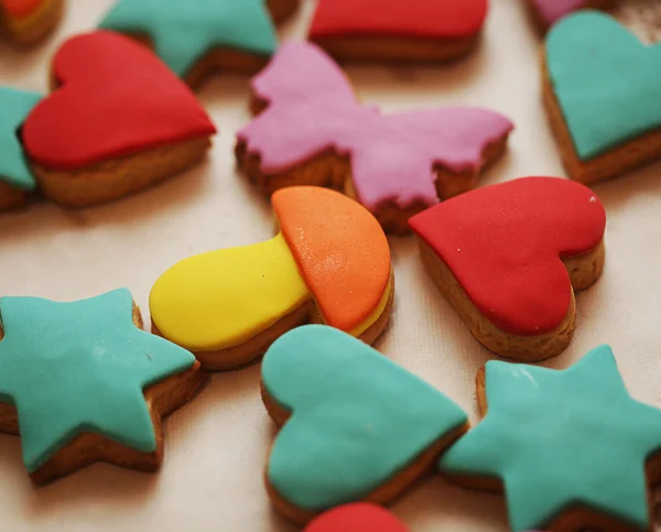 Gâteau délicieux coloré — Photo