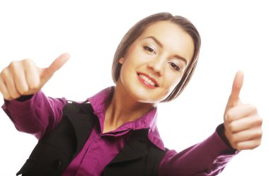 başparmak çekici kadın