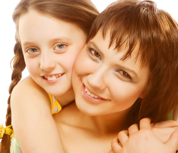 Madre e la sua piccola figlia — Foto Stock