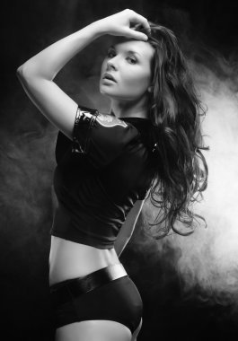 seksi güzel esmer polis kadın