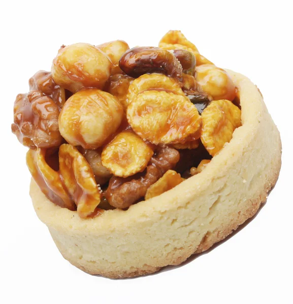 Вкусное печенье с орехами Стоковое Фото
