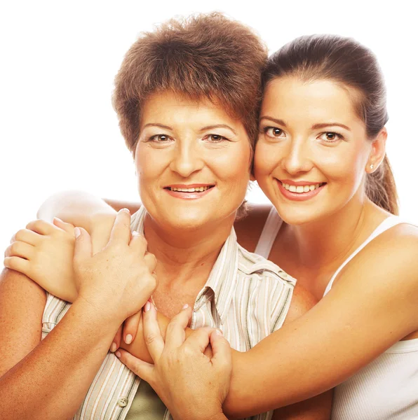 Daughter embracing her mother — Stock Photo, Image