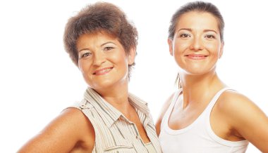 portre anne ve yetişkin kız