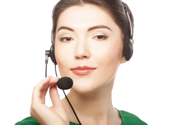 Woman customer service worker — Stock Photo, Image