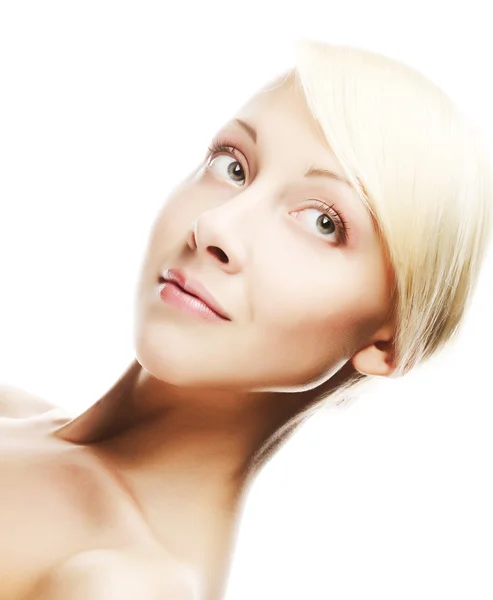 Beautiful woman face — Stock Photo, Image