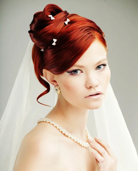 Bride portrait.Wedding dress — Stock Photo, Image