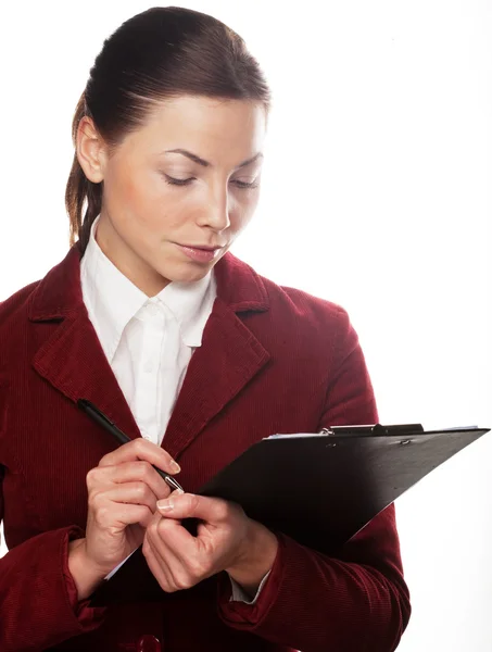 Mujer de negocios sonriente . Imágenes De Stock Sin Royalties Gratis