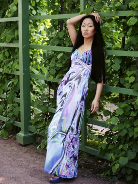 güzel Asyalı manken