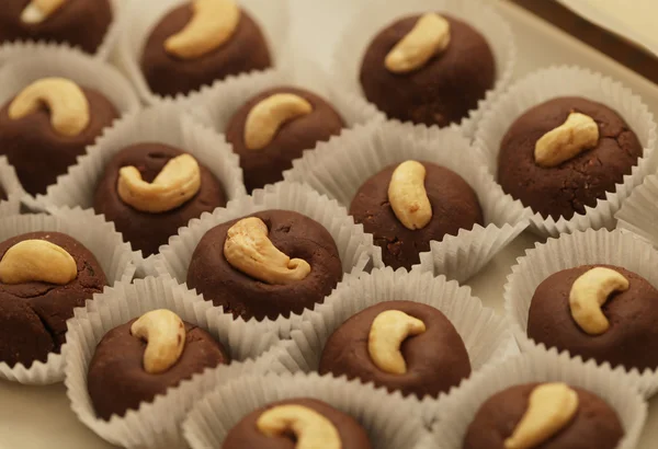 Sweet candys with nuts — Stock Photo, Image