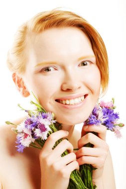 çiçekler güzel Bayan