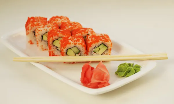 Rouleaux de sushi — Photo