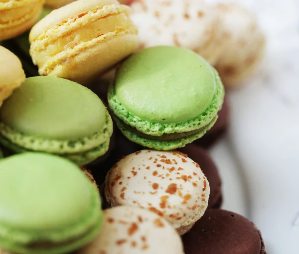 Macarons français traditionnels — Photo