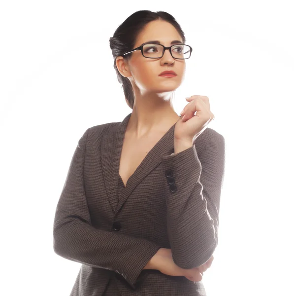 Retrato de una joven empresaria — Foto de Stock