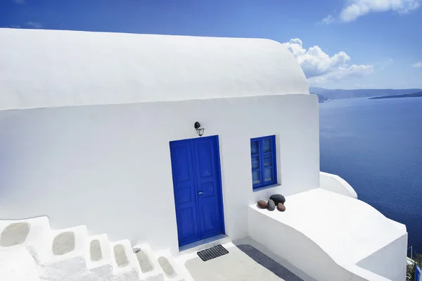 Szene auf der Insel Santorini, Griechenland Stockfoto