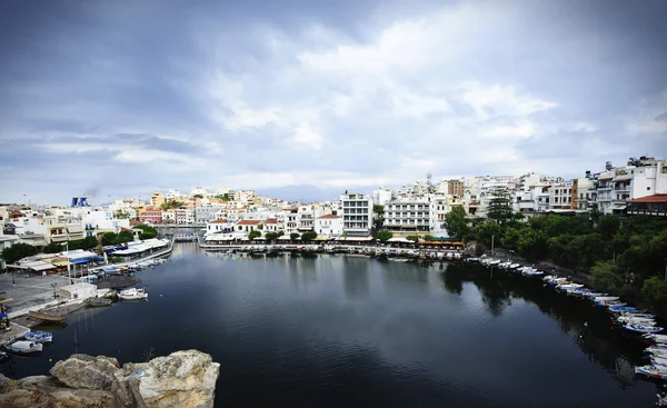 Aghios Nikolaos Kreta, Yunani — Stok Foto