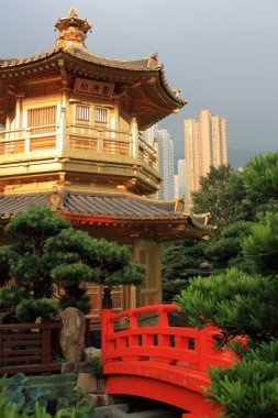 nan lian Bahçe, hong kong kemer Köprüsü.